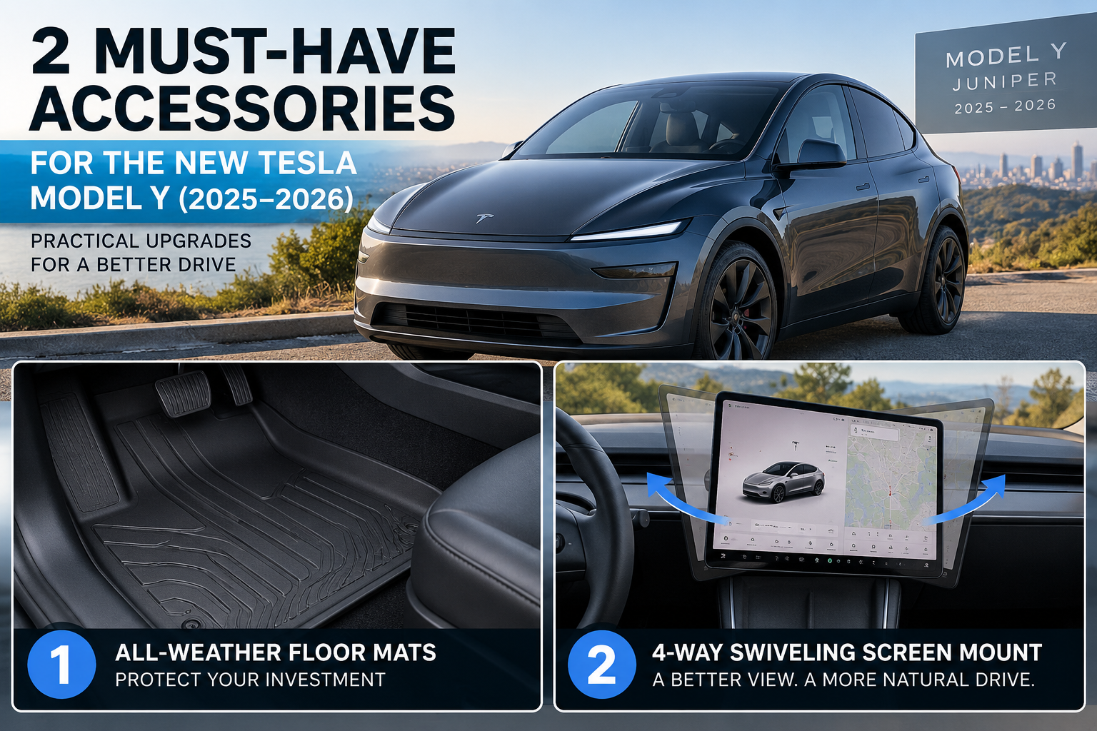 Tesla Model Y must-have accessories